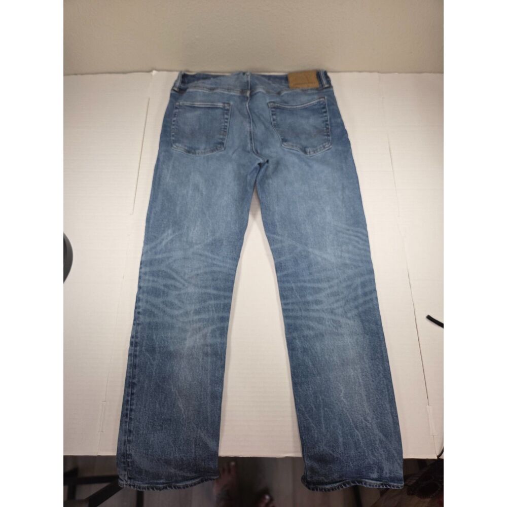 American Eagle AirFlex+ Original Straight Jeans | Medium Wash